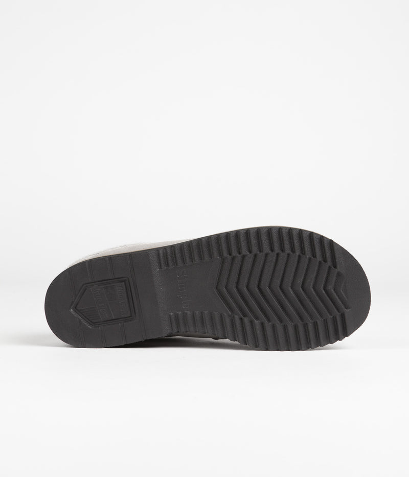 Simple Original Suede Clogs in Stone