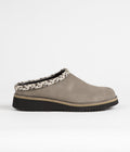 Simple Original Suede Clogs in Taupe