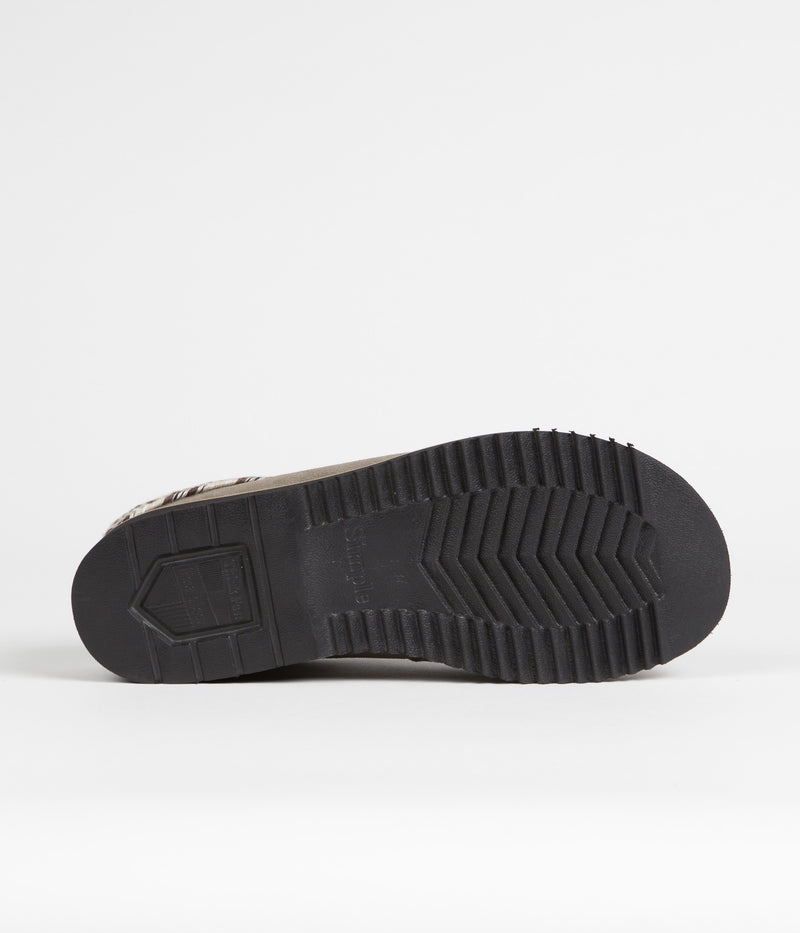 Simple Original Suede Clogs in Taupe