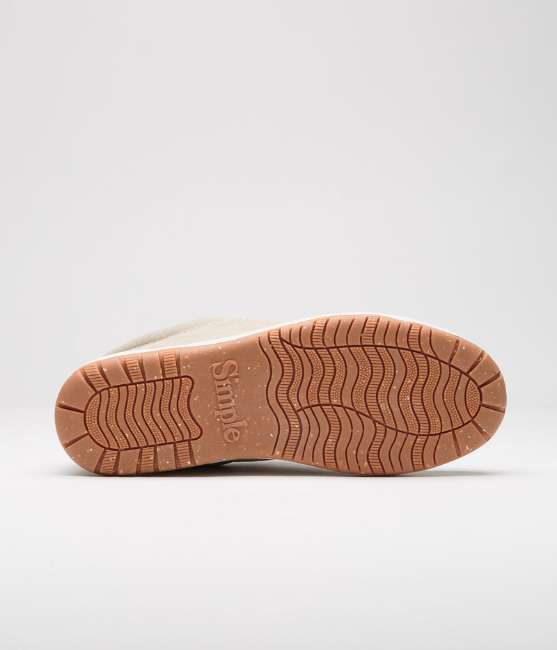 Simple Standard Issue OS Shoes in Oatmeal