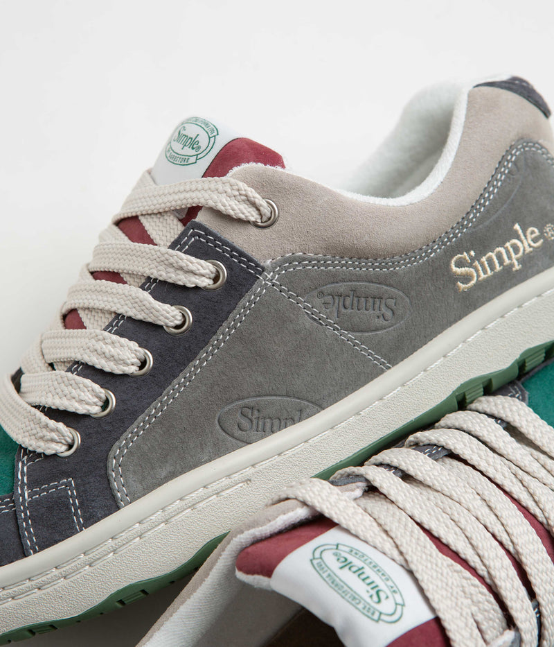 Simple x Garbstore OS Shoes in Multi