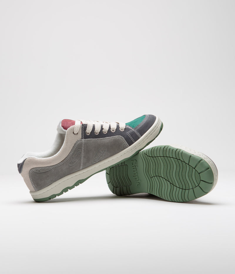 Simple x Garbstore OS Shoes in Multi