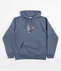Skateboard Cafe Dancing Hoodie in Slate