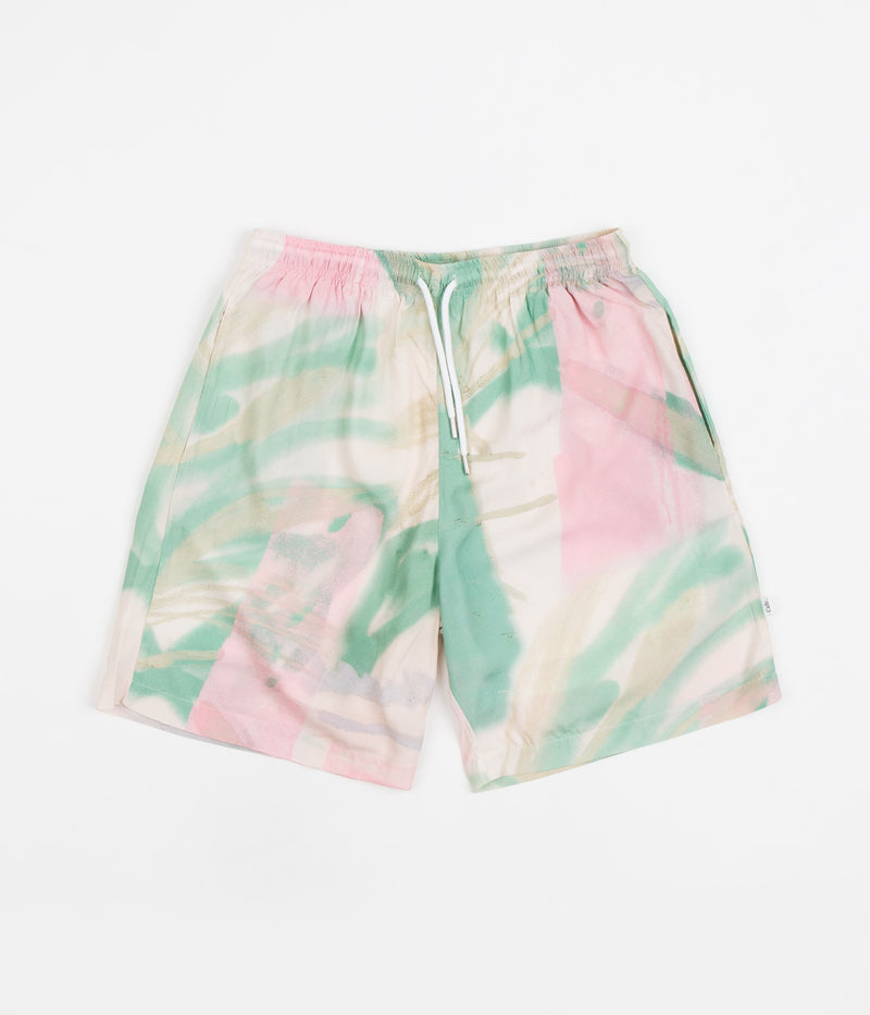 Skateboard Cafe JLH Shorts in Cream and Green