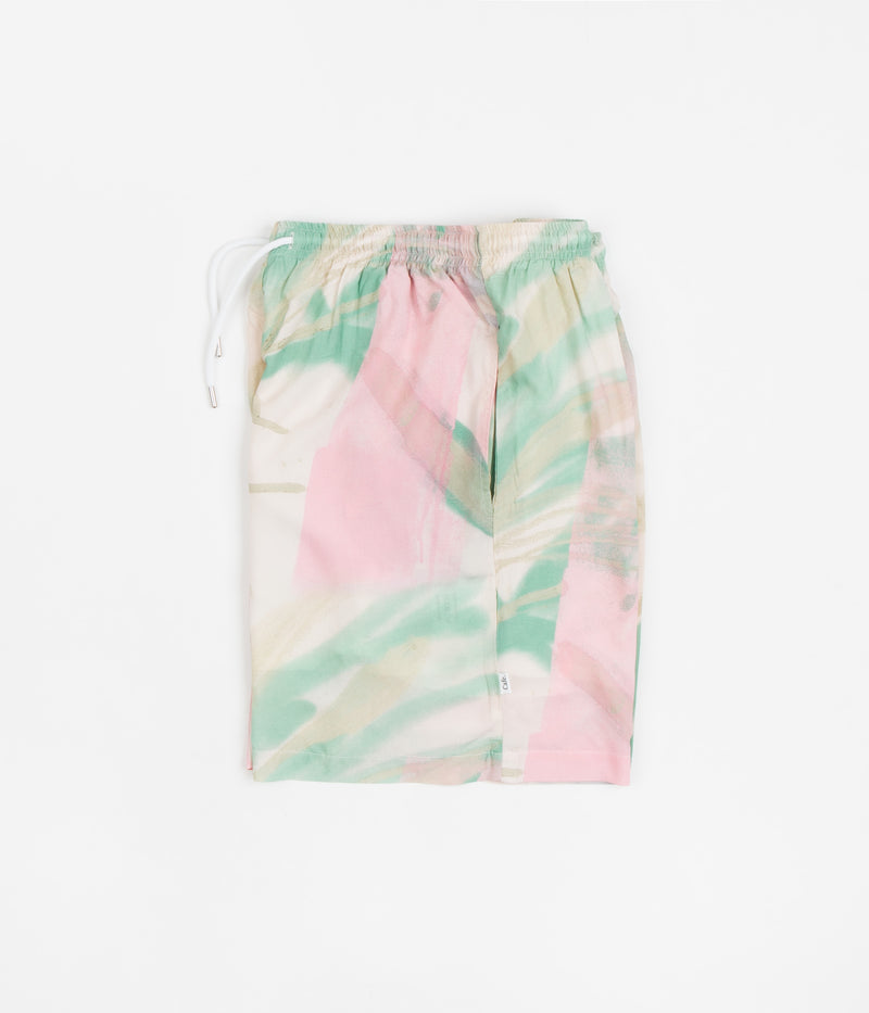 Skateboard Cafe JLH Shorts in Cream and Green