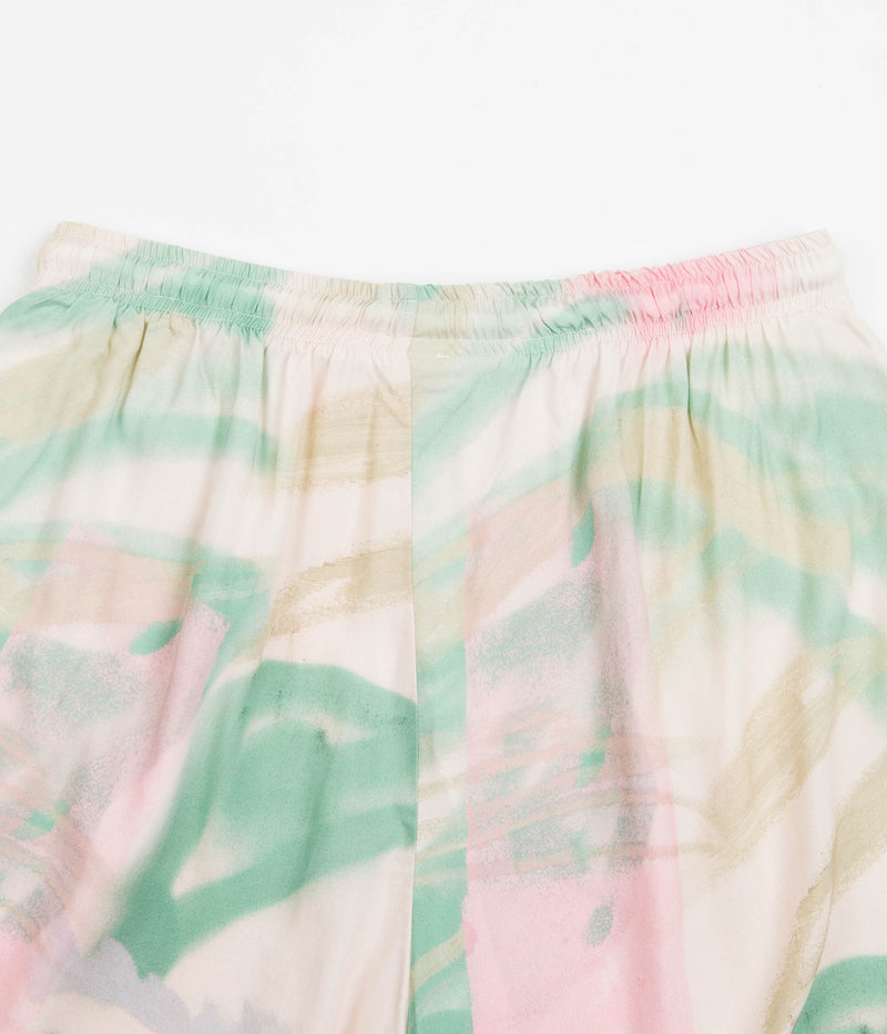Skateboard Cafe JLH Shorts in Cream and Green
