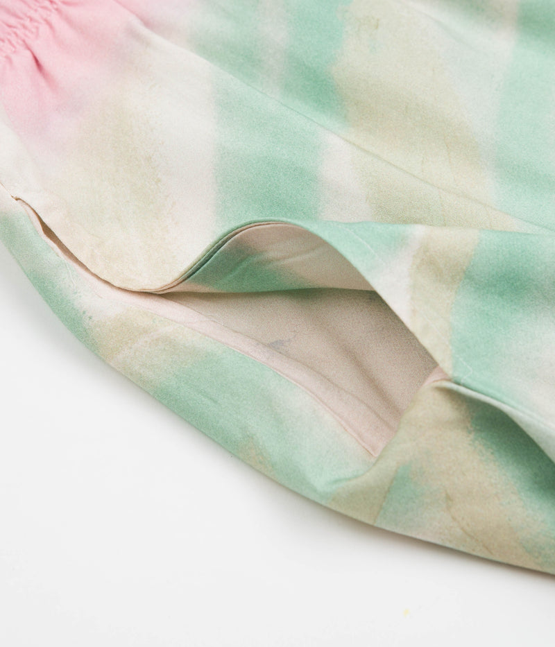 Skateboard Cafe JLH Shorts in Cream and Green