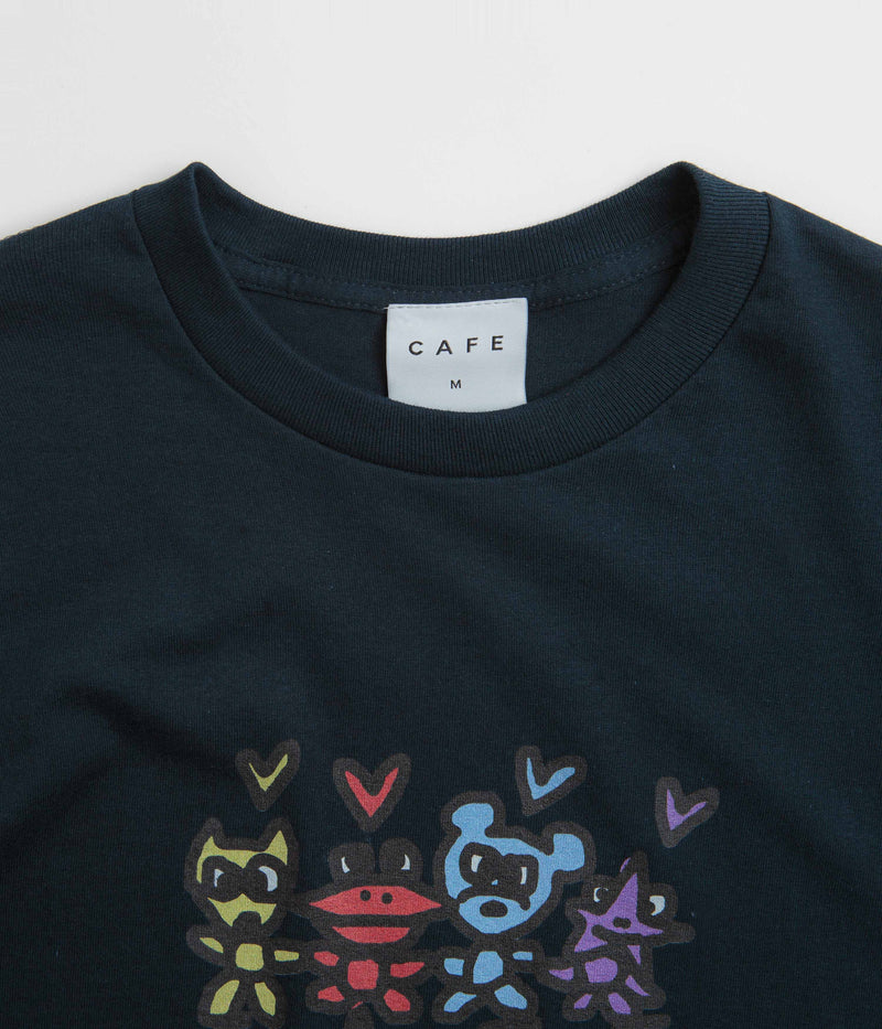 Skateboard Cafe Pals T-Shirt in Slate