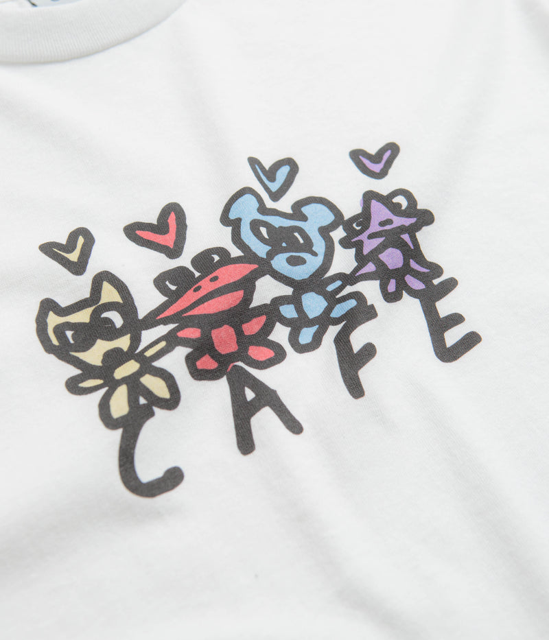Skateboard Cafe Pals T-Shirt in White