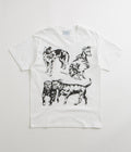 Skateboard Cafe Pooch T-Shirt in White