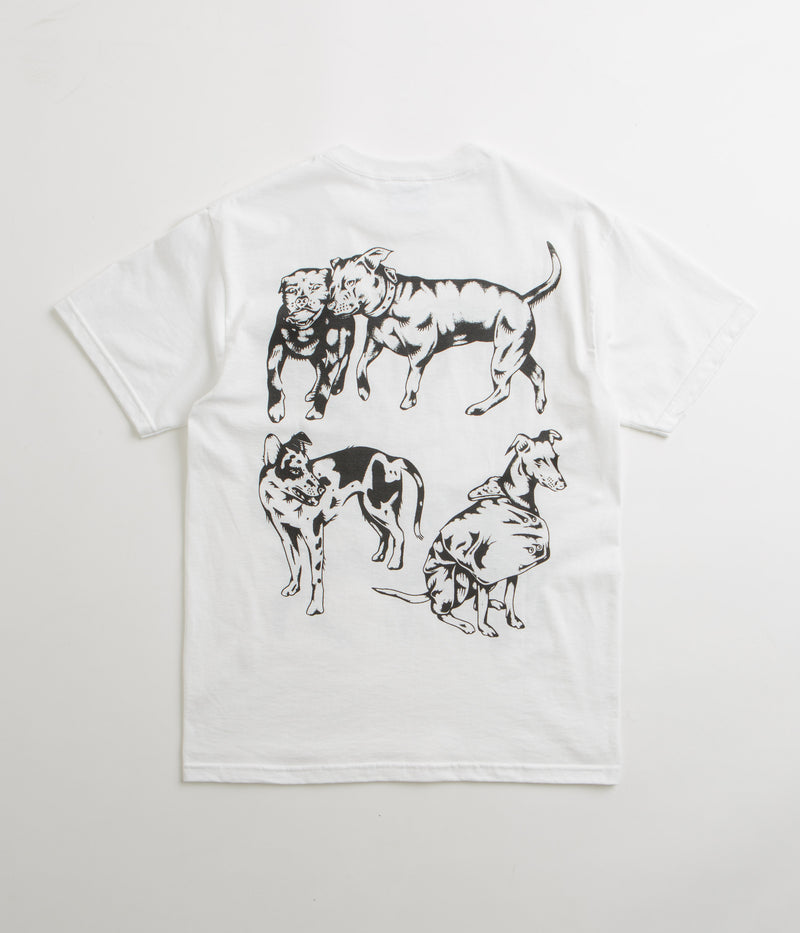 Skateboard Cafe Pooch T-Shirt in White