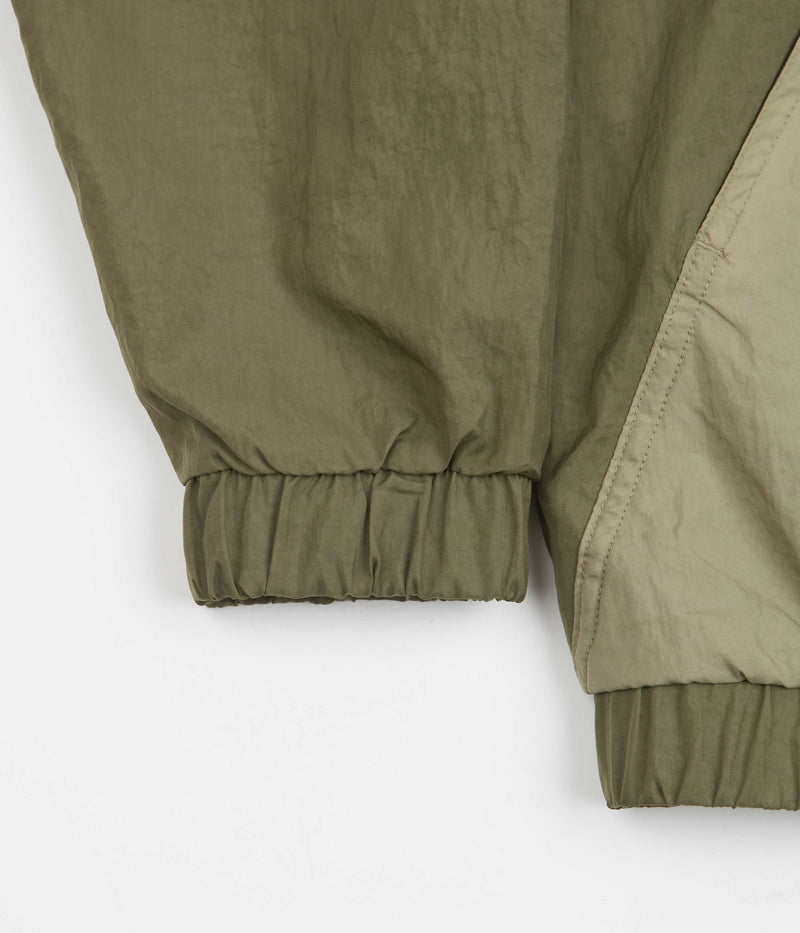 Adidas Skateboarding Anorak Windbreaker in Focus Olive and Orbit Green