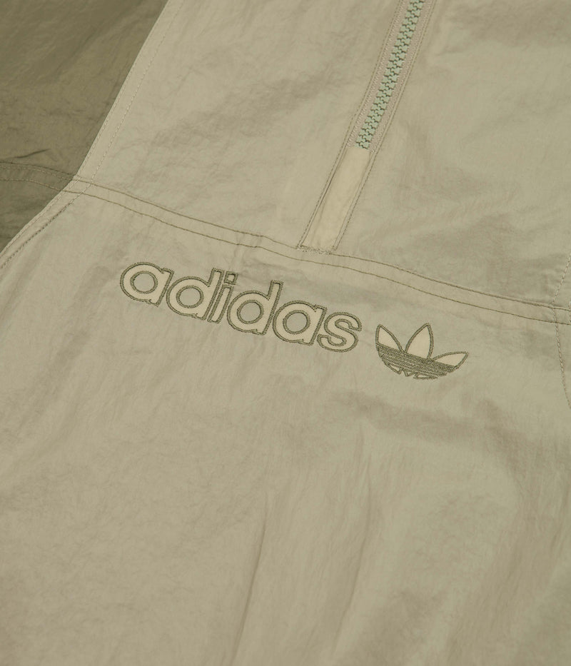 Adidas Skateboarding Anorak Windbreaker in Focus Olive and Orbit Green
