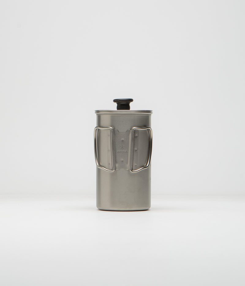 Snow Peak 3 Cup French Press in Titanium