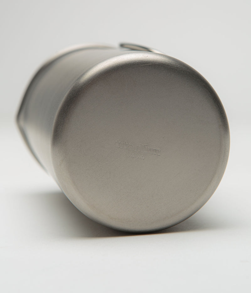 Snow Peak 3 Cup French Press in Titanium
