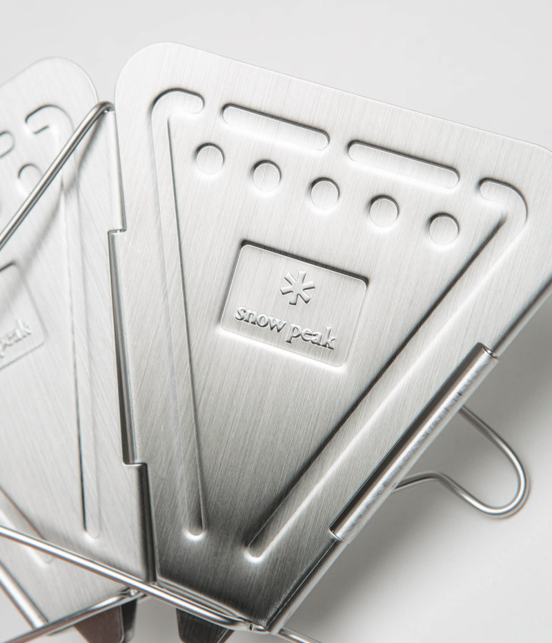Snow Peak Folding Coffee Dripper in Stainless Steel