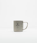 Snow Peak Titanium Single Wall 450ml Mug in Silver