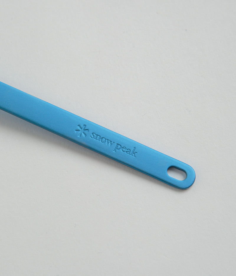 Snow Peak Titanium Spork in Blue Anodized