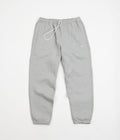 Nike Solo Swoosh Fleece Sweatpants in Dark Grey Heather and White