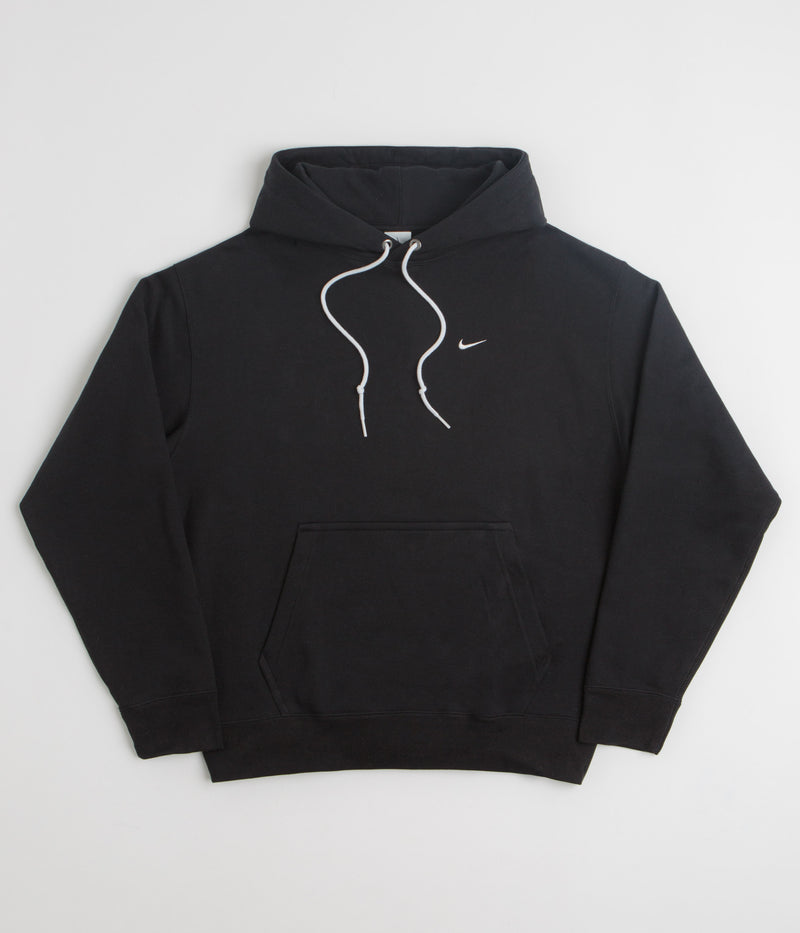 Nike Solo Swoosh Hoodie in Black and White