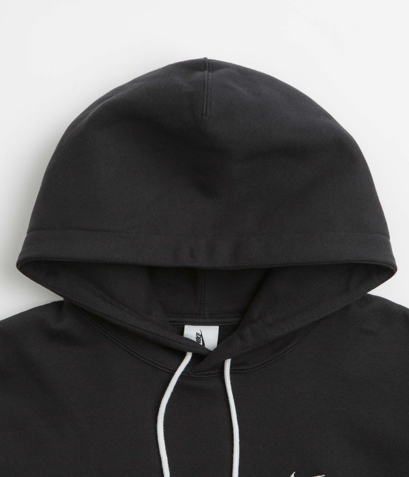 Nike Solo Swoosh Hoodie in Black and White