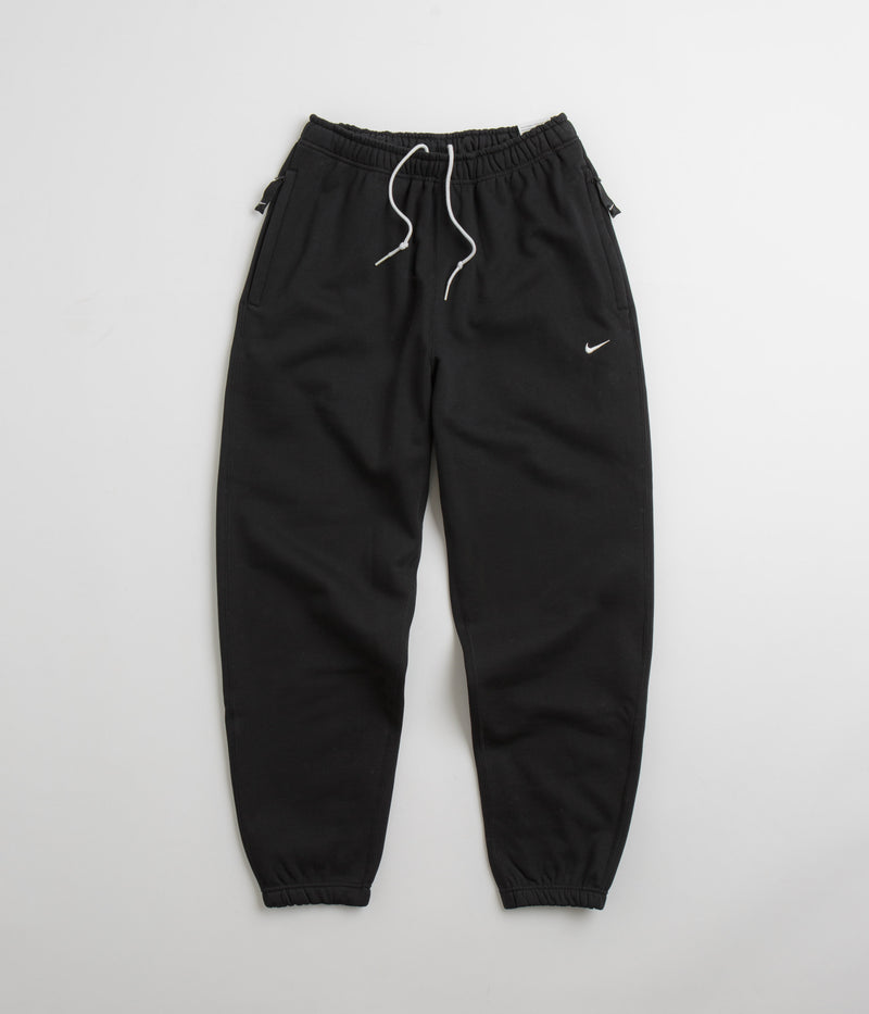 Nike Solo Swoosh Sweatpants in Black and White
