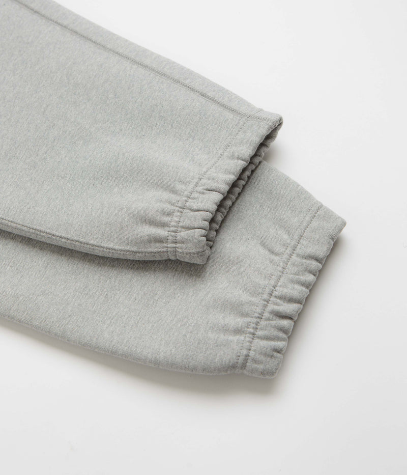 Nike Solo Swoosh Sweatpants in Dark Grey Heather and White
