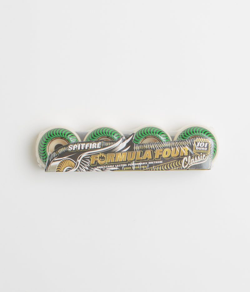Spitfire Formula Four Classic 101DU Wheels in Green and 52mm