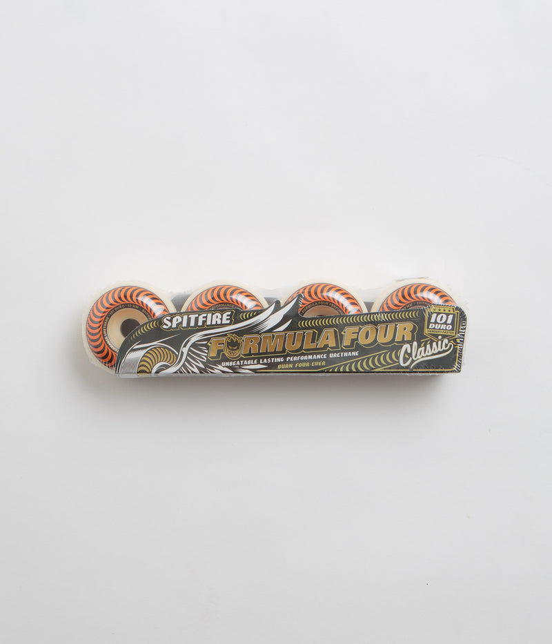 Spitfire Formula Four Classic 101DU Wheels in Orange and 53mm