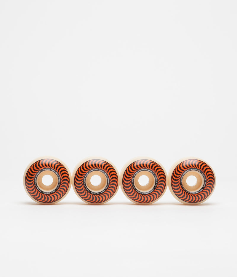 Spitfire Formula Four Classic 99DU Wheels in Orange and 53mm