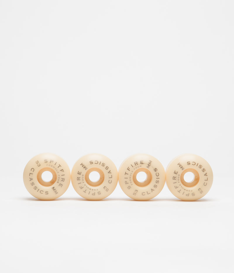 Spitfire Formula Four Classic 99DU Wheels in Orange and 53mm