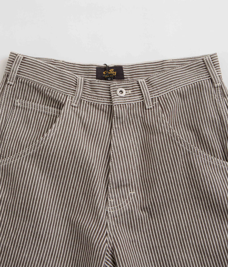 Stan Ray Big Job Shorts in Black Stone Hickory