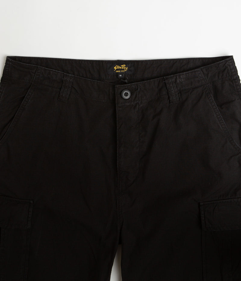 Stan Ray Cargo Pants in Black Ripstop