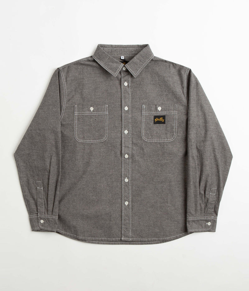 Stan Ray Chambray Shirt in Black