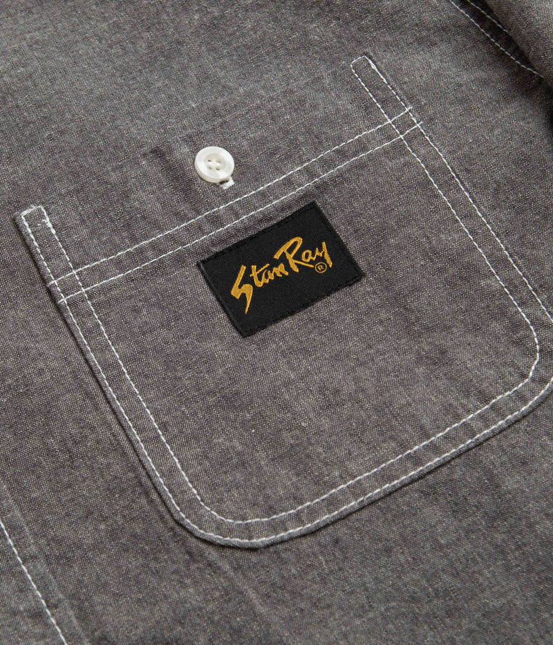 Stan Ray Chambray Shirt in Black