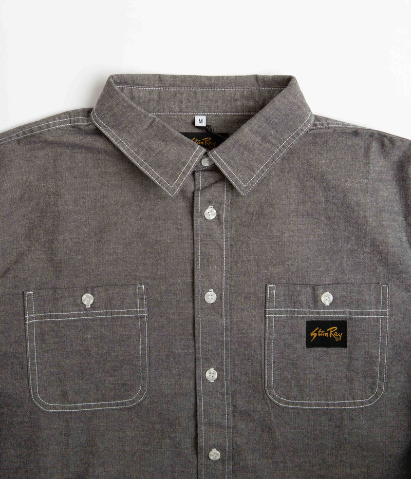 Stan Ray Chambray Shirt in Black