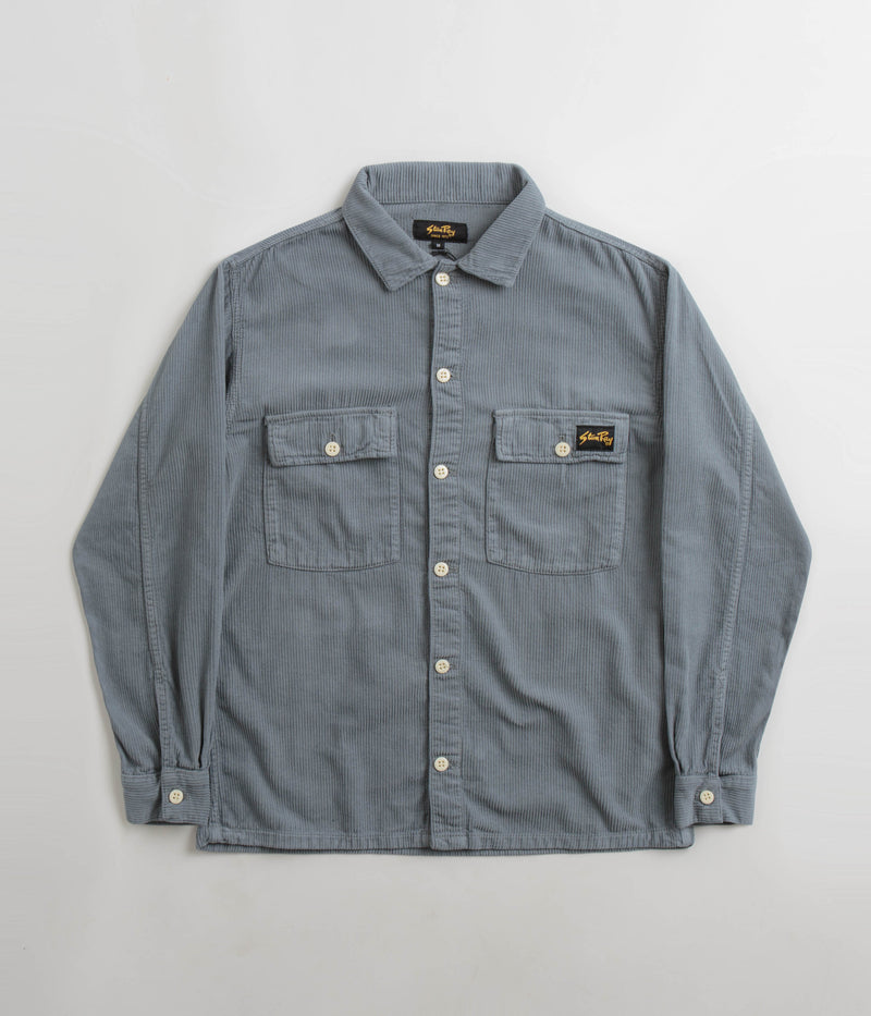Stan Ray CPO Shirt in Battle Grey Cord