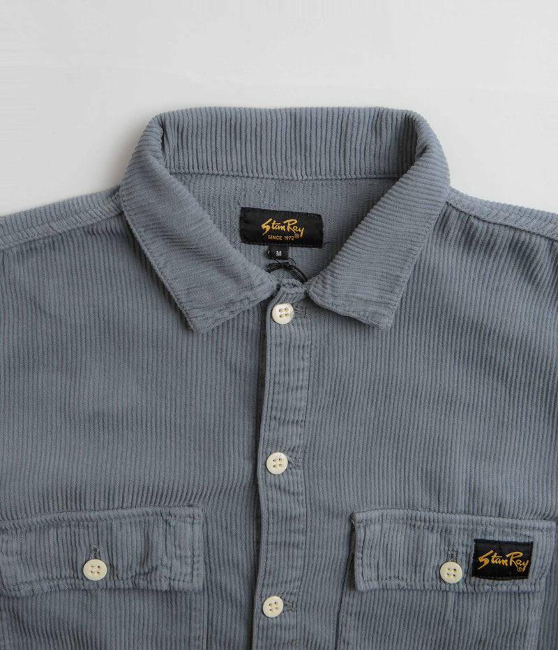 Stan Ray CPO Shirt in Battle Grey Cord