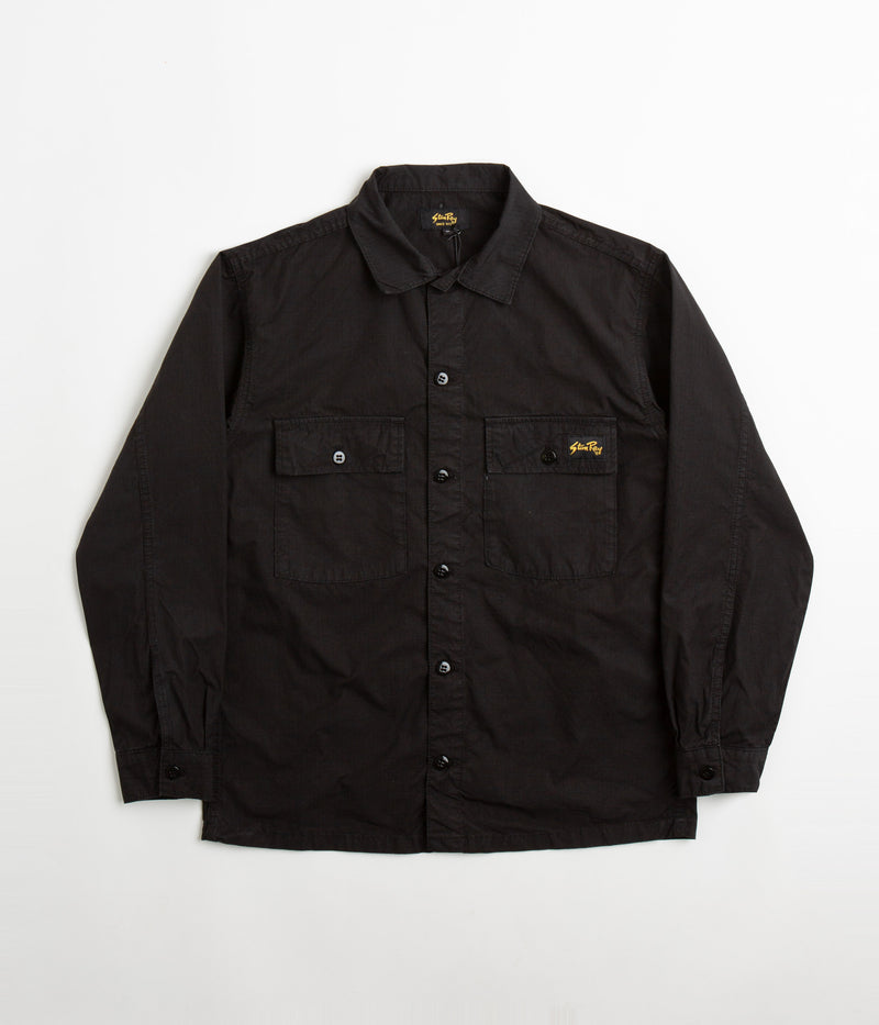 Stan Ray CPO Shirt in Black Ripstop