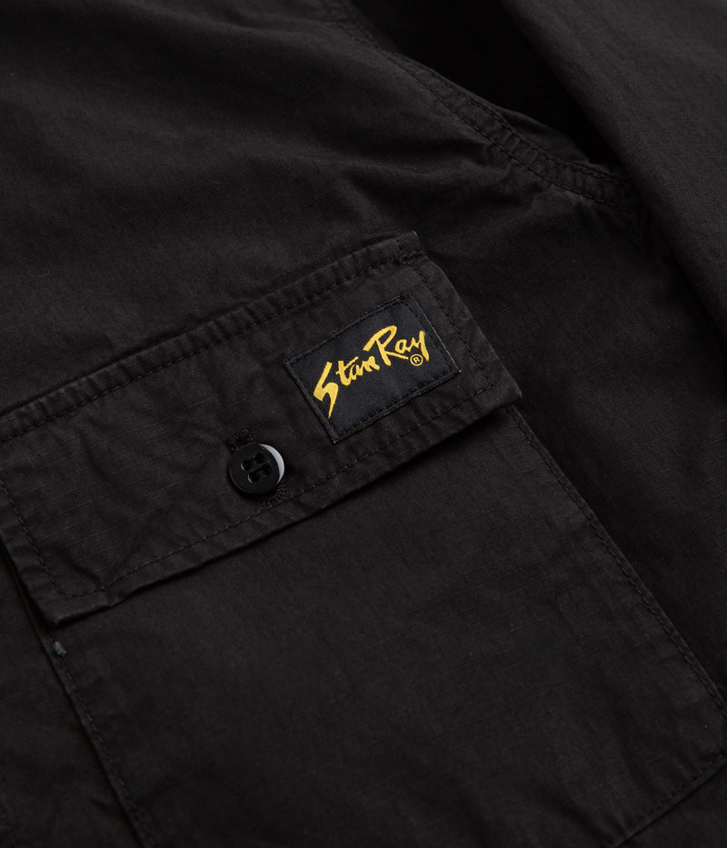 Stan Ray CPO Shirt in Black Ripstop