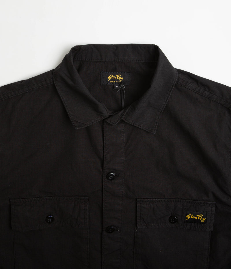 Stan Ray CPO Shirt in Black Ripstop