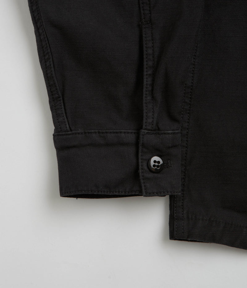 Stan Ray CPO Shirt in Black Sateen