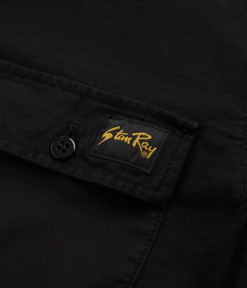 Stan Ray CPO Shirt in Black Sateen