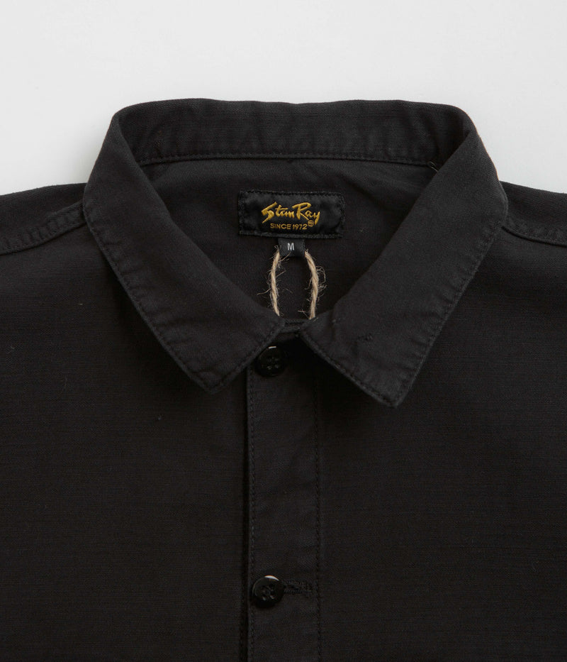 Stan Ray CPO Shirt in Black Sateen