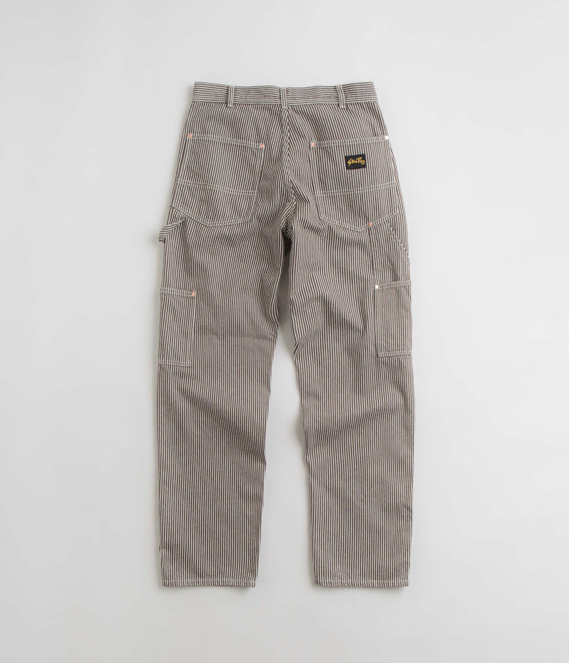 Stan Ray Double Knee Pants in Black Stone Hickory