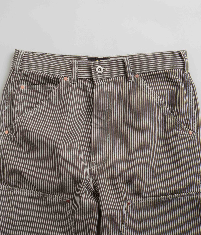 Stan Ray Double Knee Pants in Black Stone Hickory