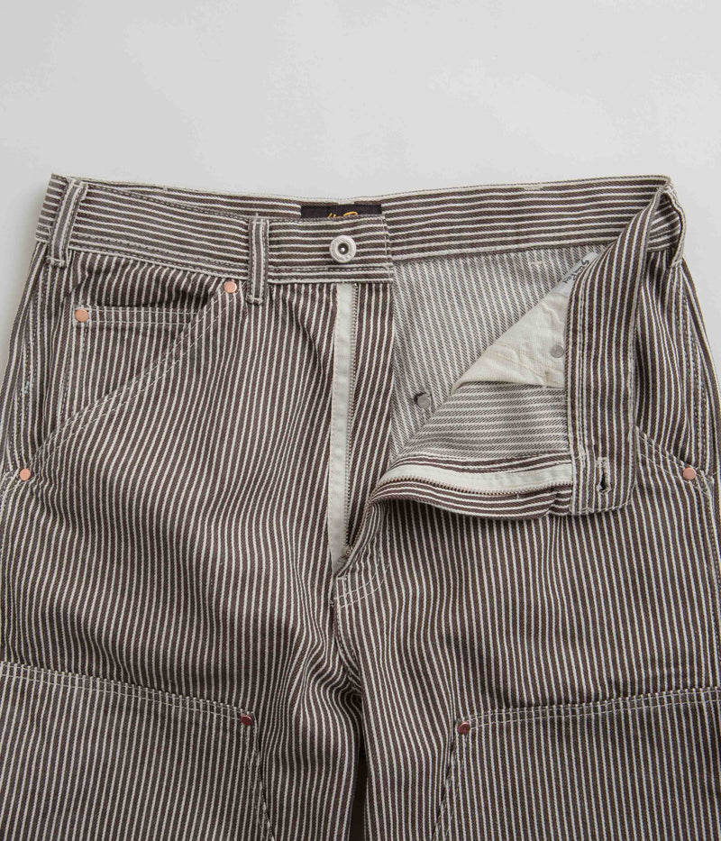 Stan Ray Double Knee Pants in Black Stone Hickory