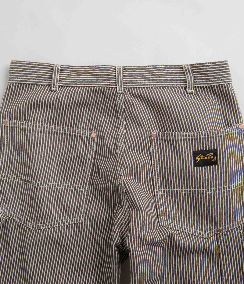 Stan Ray Double Knee Pants in Black Stone Hickory