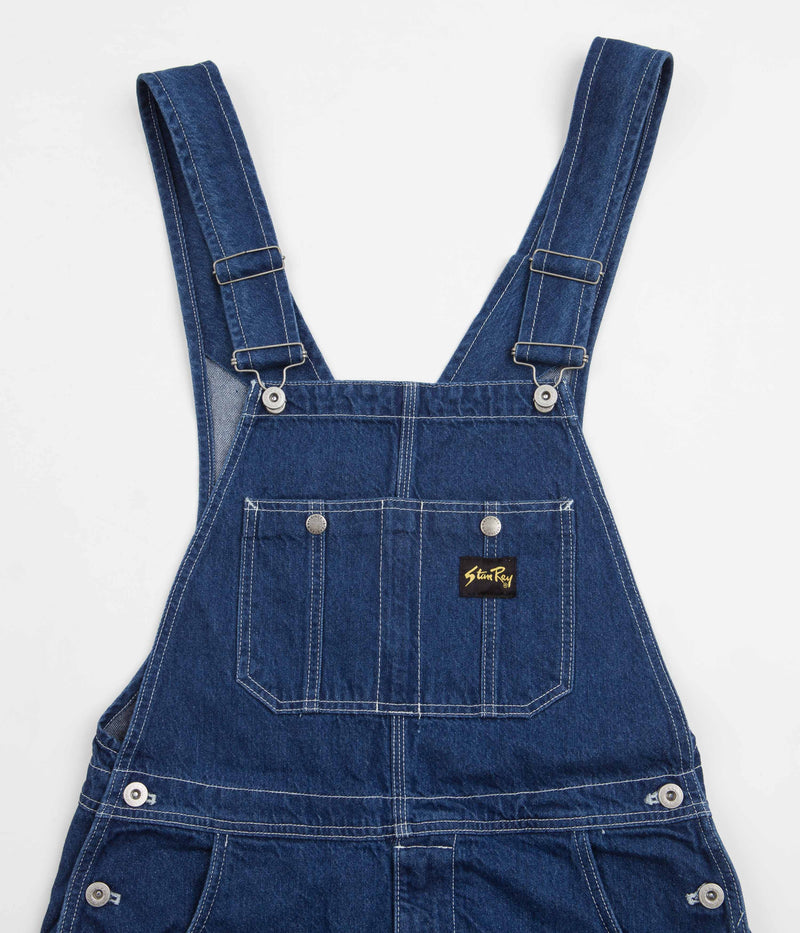 Stan Ray Earls Bib Overalls in Stonewashed