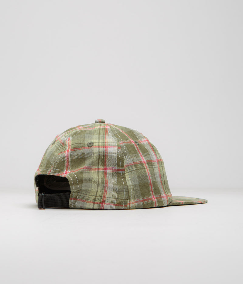 Stan Ray Plaid Ball Cap in Green Plaid